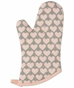 HEART OVEN MITT
