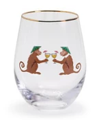 ANIMAL PARTY STEMLESS WINE GLASS, ASSORTED 5 ANIMAL PARTY STEMLESS WINE GLASS, ASSORTED - Image 5