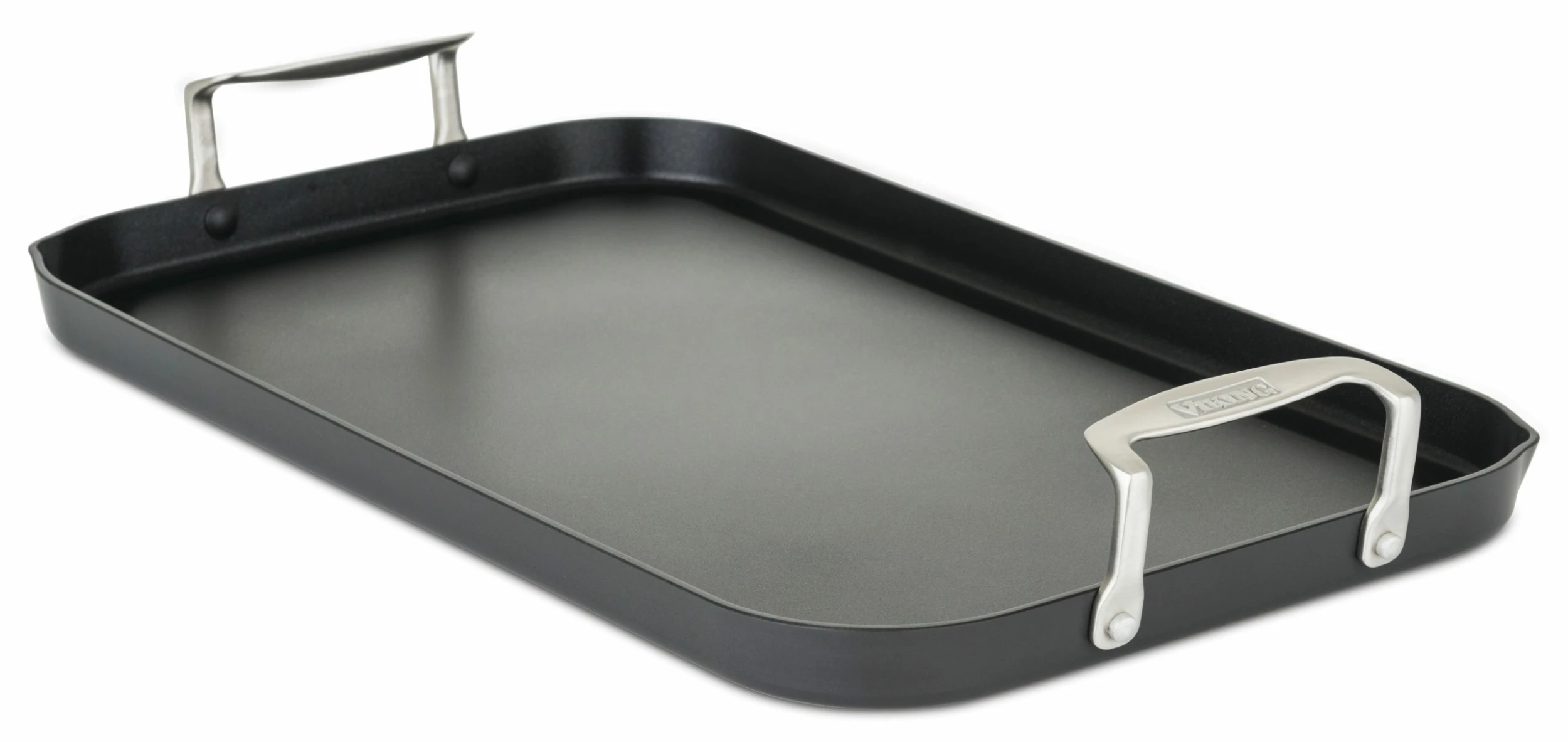 VIKING DOUBLE BURNER GRIDDLE, HARD ANODIZED 1 VIKING DOUBLE BURNER GRIDDLE, HARD ANODIZED