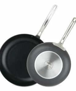 VIKING NON-STICK 10" & 12" FRY SET, HARD ANODIZED