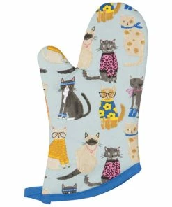 FELINE FINE OVEN MITT