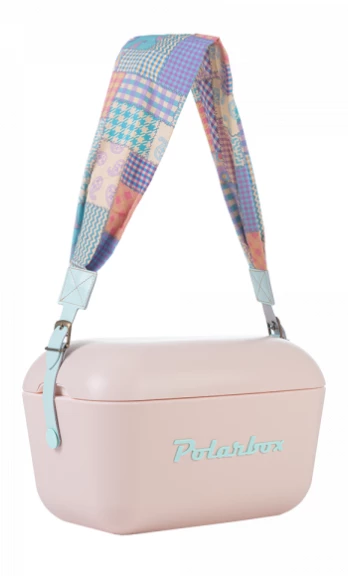POLARBOX PATCHWORK STRAP - CYAN 1 POLARBOX PATCHWORK STRAP - CYAN