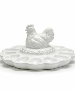CHICKEN AND THE EGGS SERVING PLATTER Disc
