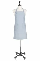 CHAMBRAY SLUB APRON, VIKING LOGO