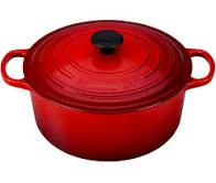 7.25 QT ROUND DUTCH OVEN CERISE