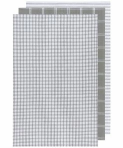 TIC TAC TOE TOWEL SET, LONDON GRAY