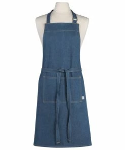 DENIM STONE WASH APRON