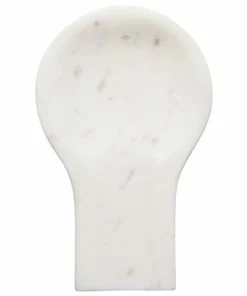 WHITE MARBLE SPOON REST